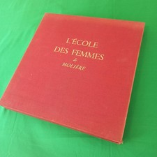 LP 33t-1/3 Rarrissime superbe coffret "L'école des femmes"+aquarelles