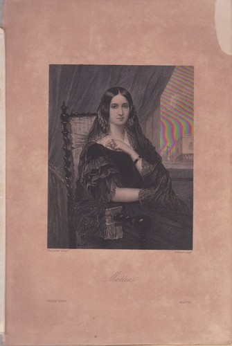 Gravure portrait mattéa - gravure, de