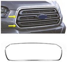 Pour FORD TRANSIT MK8 2013 à 2019 Calandre Chromé Grille 2 pcs INOXYDABLE
