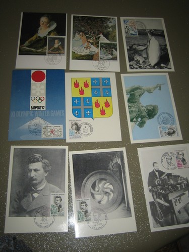 Lot cartes 1er jour - lot,