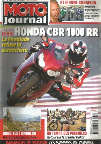 Moto journal 1789 honda cbr - n°1789,