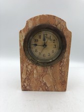 ancien réveil pendulette Marbre? vintage alarm clock, orologio, reloj - France?