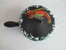 Vintage cassolette Vallauris Homard par Gabriel Fourmaintraux diamètre 16 cm