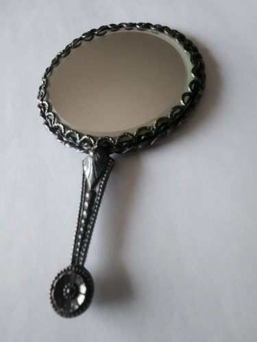 Ancien petit miroir - petit, poche