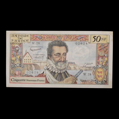 Billet nouveaux francs - billet,
