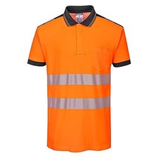 T180 Polo HV PW3 Orange/Noir