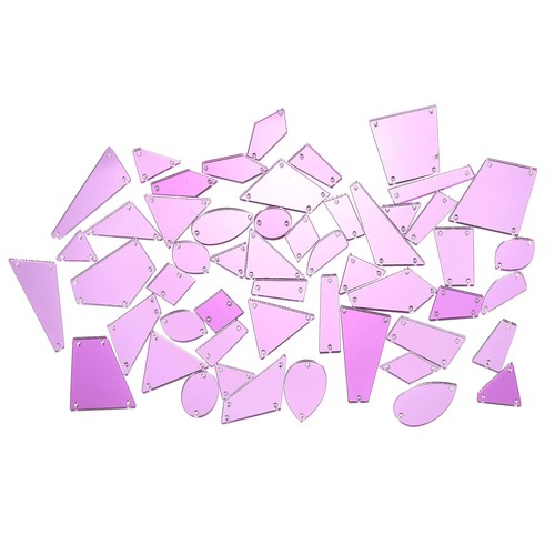 50pcs strass coudre miroir - 50pcs,