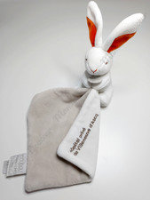 Doudou Et Compagnie Lapin Blanc Gris Orange Plat Hôpital Privé Villeneuve D'Ascq