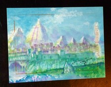 GAME OF THRONES SEASON 3 SKETCH CARD MARY JANE PAJARON 1/1 CARTE RARE GOT MINT 