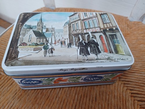 Boîte ancienne métal - boîte,