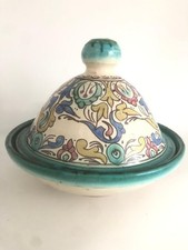 Plat à tajine traditionnel Maroc Tunisie céramique terre cuite