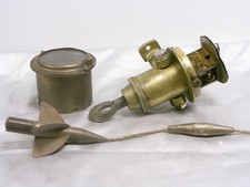 LOCH HELICE COMPTEUR DE VITESSE MECANIQUE BATEAU PAQUEBOT MARINE BRONZE BAOT