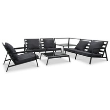 Salon de Jardin 5 pcs avec