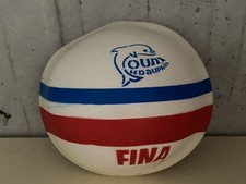 Petit Ballon ou balle de Plage en Plastique Publicitaire FINA OUM le Dauphin