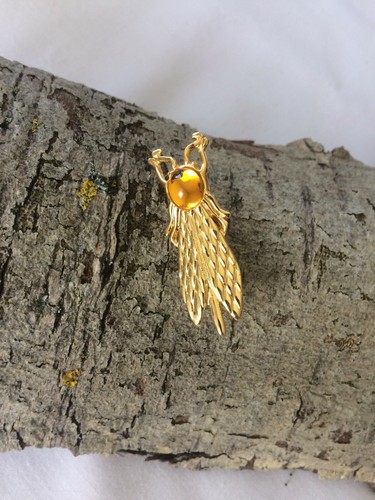 Broche femme vintage cigale - broche,