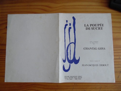 Partition chantal goya - partition,