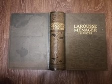 Larousse ménager illustré avec Harmonicolor 1926 Bon état