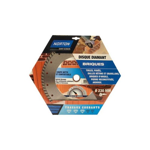 Disque diamant courants - tr.courants, 230
