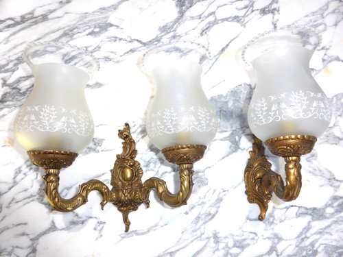 Lot appliques murales - 2,