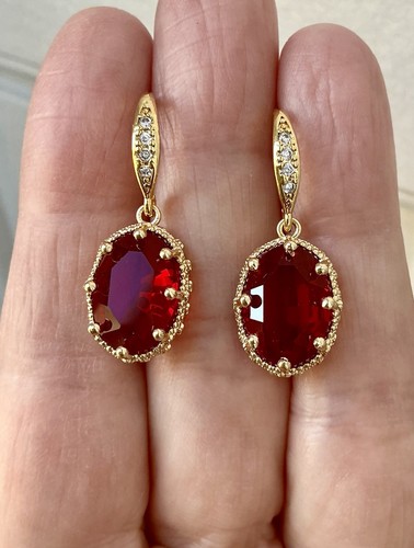 Beau cristal rubis plaqué - cristal,