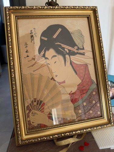 Estampe japonaise femme - estampe,