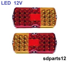 2 Feux Arrière LED 12V Stop