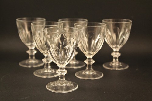 Verres eau cristal - 6, à