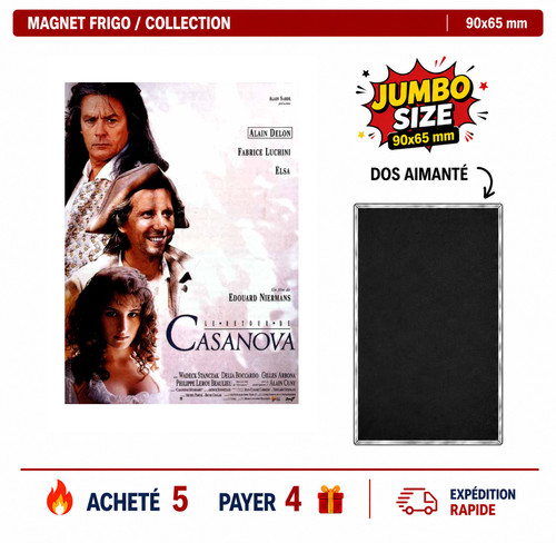 Magnet frigo alain delon - magnet,