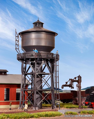 Château eau avec grue - château,