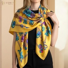 RARE VINTAGE foulard en soie