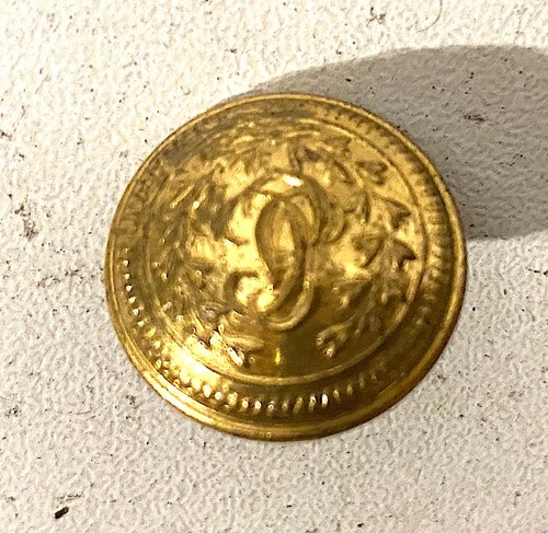 Ancien bouton militaire - militaire, à