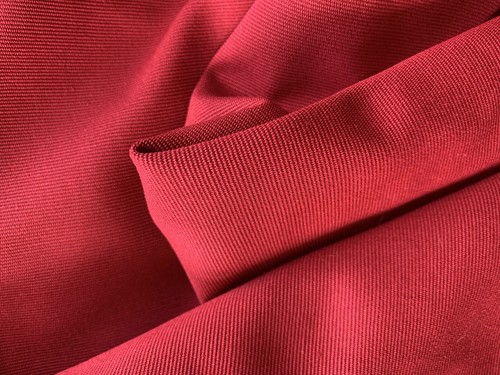 Tissu coton épais rouge