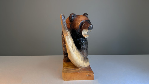 Ours ainu japonais bois - japonais, en