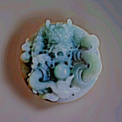 Jade chinois ancien naturel - ancien,