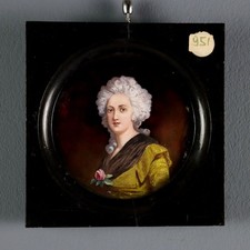 Tableau Ancien Portrait d'une