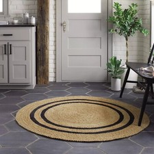 Tapis 100 % jute naturel style
