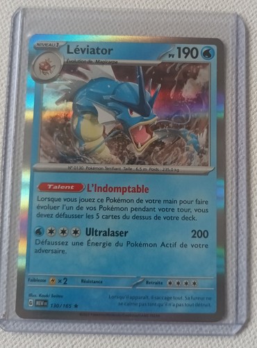 Carte pokemon leviator 130 - carte, 130/165