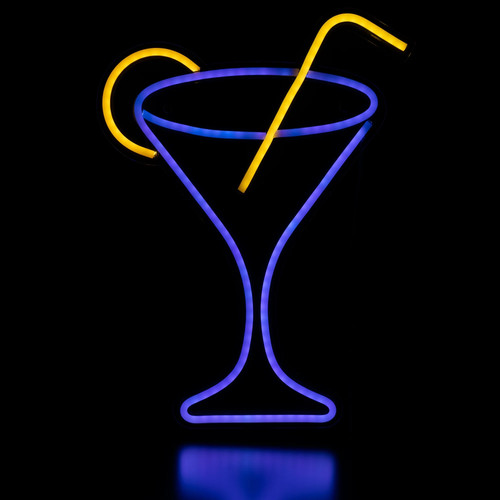 Led martini cocktail neon - led,