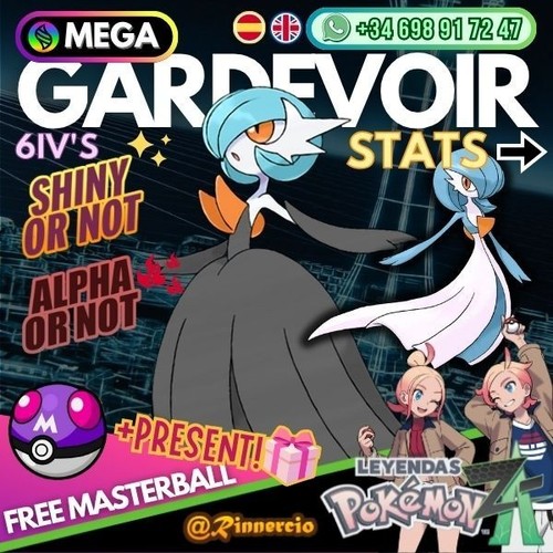 Méga gardevoir shiny pokémon - shiny,