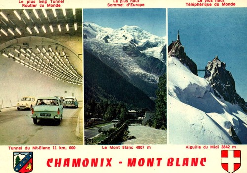 Chamonix mont blanc carte - -,