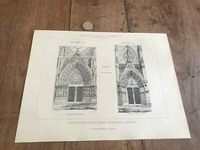 gravure ancienne architecte