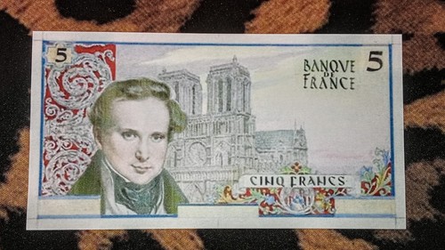 Billet francs victor hugo - 5,
