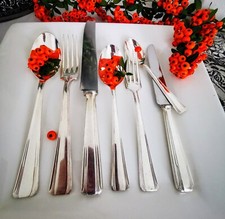 Ménagère métal argenté ERCUIS 71 Couverts art Déco 