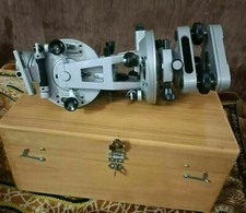 VERNIER TRANSITS THEODOLITE Aluminium Géomètres Niveau Alidade Avec Boite