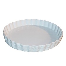 Plat à tarte en porcelaine de