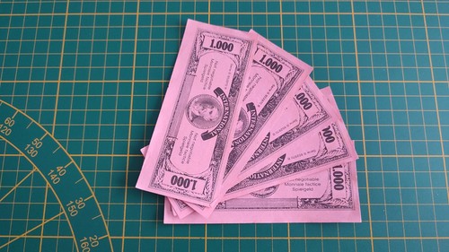 Lot billets 1000 jeu - lot,