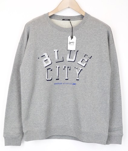 Sweatshirt denham bleu city - sweatshirt,
