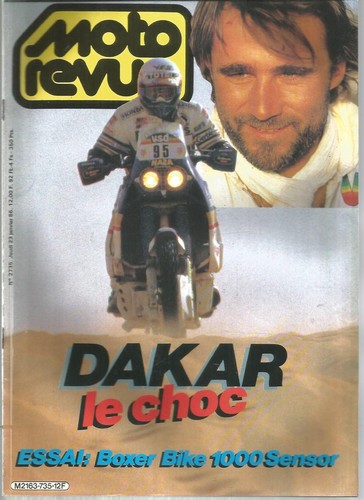 Moto revue 2735 dakar 1986 - revue,