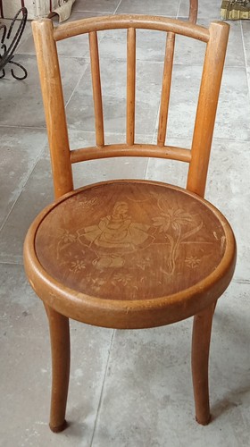 Ancienne petite chaise - petite, enfant