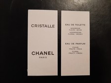 Carte Parfumée - Perfume Card . Chanel - Cristalle